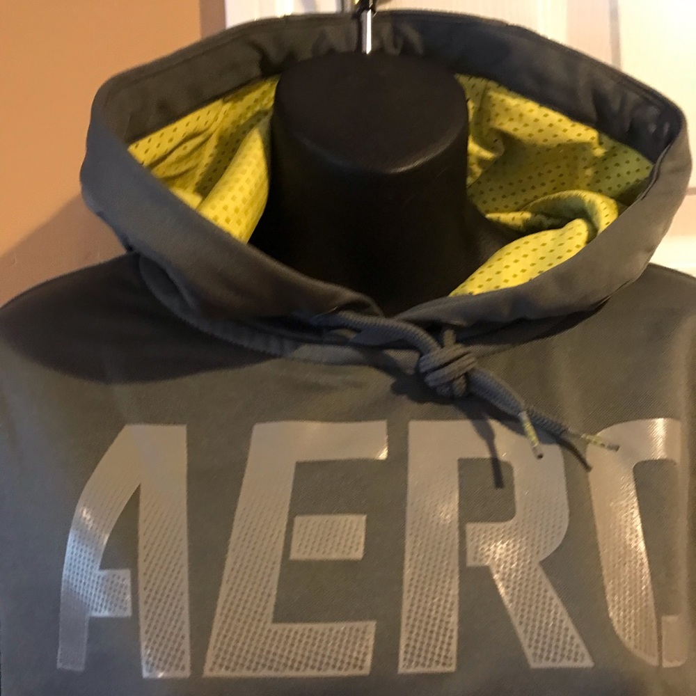 A nice gray hoodie drawstring top
